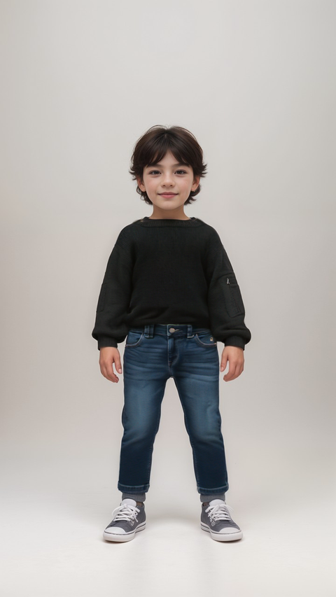 POMPdeLUX Boy's Dark Green Long Sleeve Blouse | POMPdeLUX in Lebanon