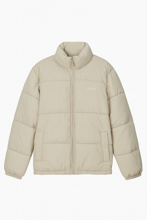 CR Men's Beige Quilted Puffer Jacket | CR In Lebanon