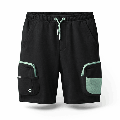Reserved Boy's Black Baggy Cargo Shorts | Reserved In Lebanon