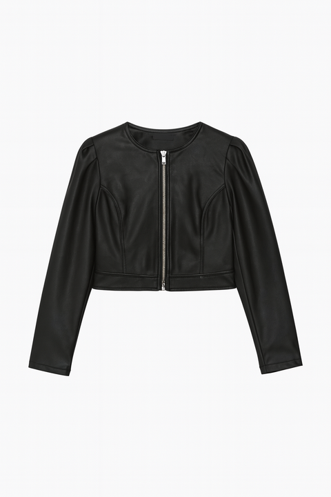 Terranova Girl's Black Leather Jacket |Terranova  in Lebanon