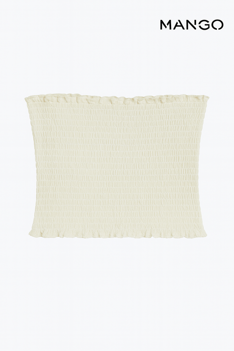 Mango Women's White Cut-Out Top| Mango in Lebanon