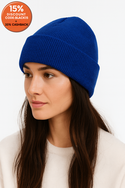 LeGer Unisex Drak Blue Beanie | LeGer in Lebanon