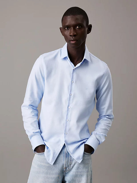 Calvin Klein Men's Baby Blue Long Sleeve Shirt | Calvin Klein In Lebanon