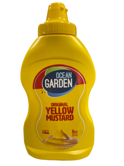 Ocean Garden Yellow Mustard Sauce 227g (8oz) | Ocean Garden In Lebanon