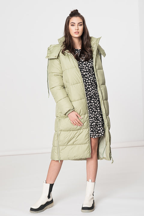 Tom Tailor Women's Mint Green Long Coat | Tom Tailor In Lebanon