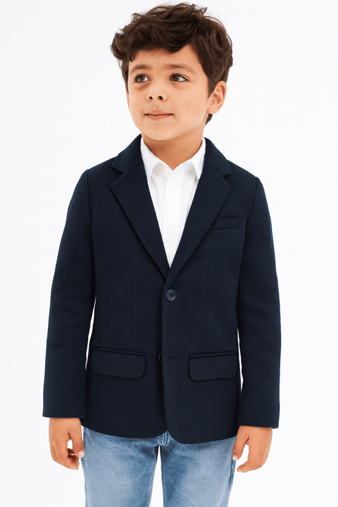 Boboli Boy's Navy Long-Sleeve Blazer| Boboli in Lebanon