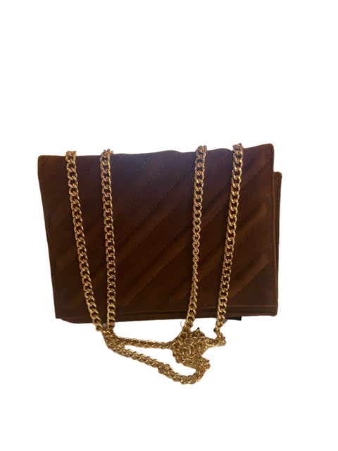 Forever 21 Women's Brown Gold Chain Crossbody Bag |Forever 21 in Lebanon