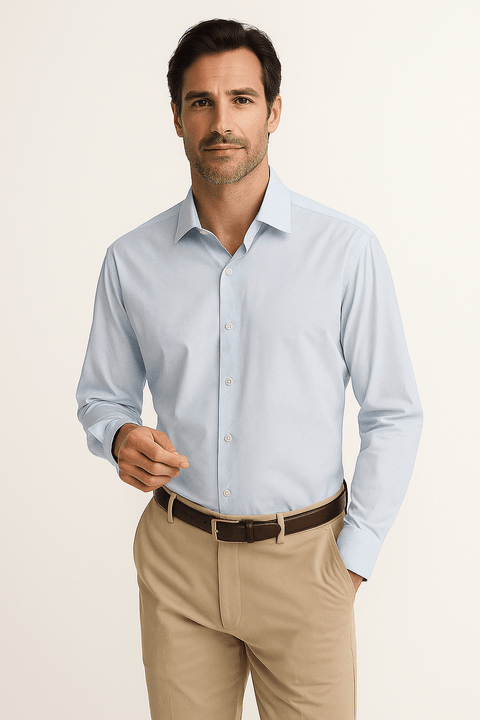 Bar III Men's Light Blue Shirt ABF3905