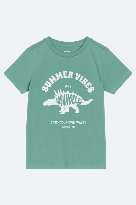 Sinsay Boy's Green Printed T-Shirt | Sinsay In Lebanon