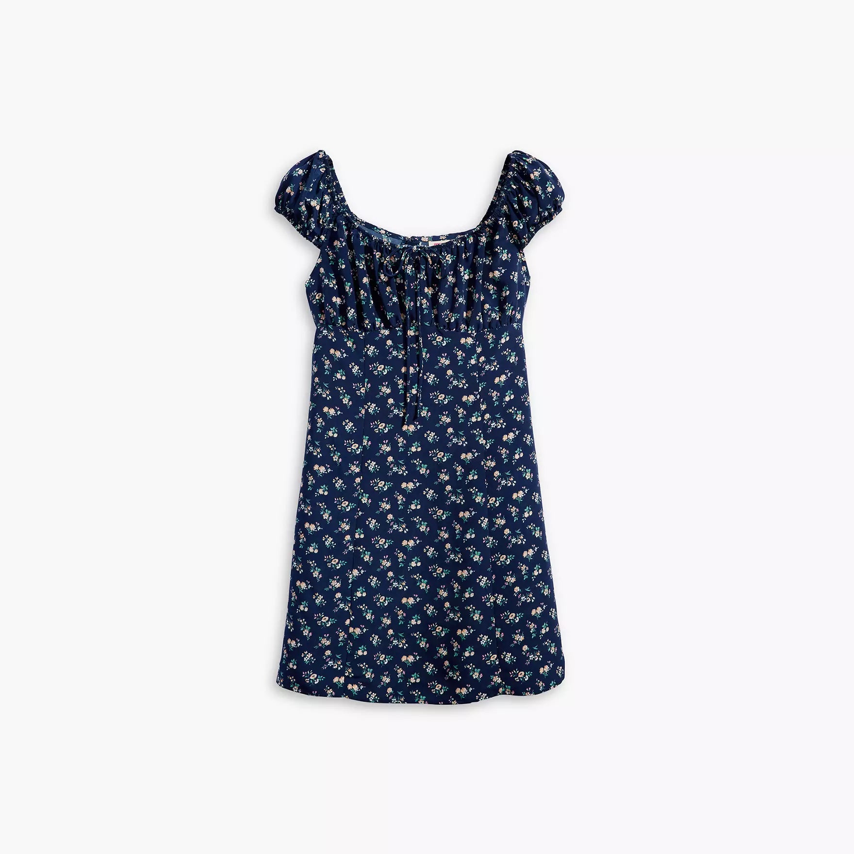 Levi's Women's Navy Clementine Printed Cap-Sleeve Dress | Levi's In Lebanon