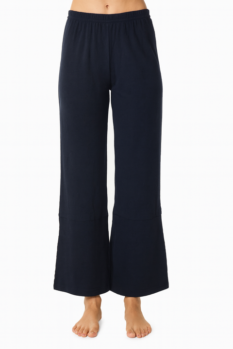 LeGer Women's Navy Wide Leg Pants | LeGer in Lebanon