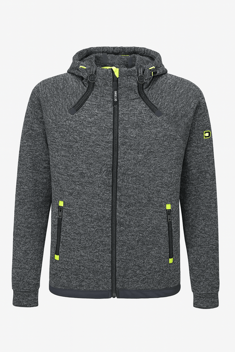 Hailys Men's Gray Knit Zip-Up Hoodie Jacket |Hailys In Lebanon