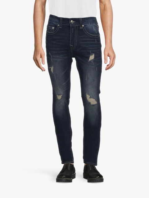 True Religion Men's Navy Blue Jeans AMZ286