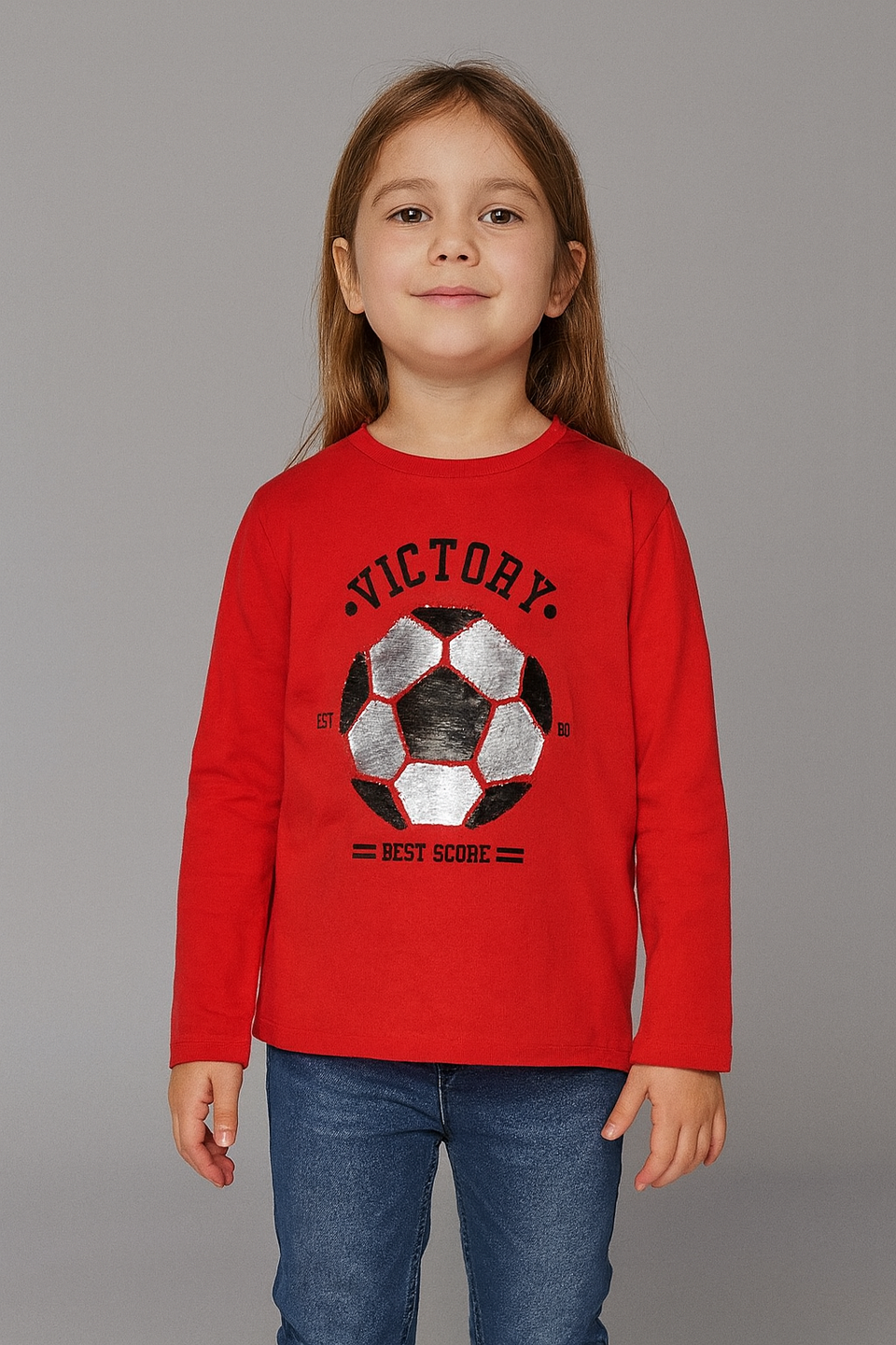 Sinsay Girl's Red Sweatshirt | Sinsay In Lebanon