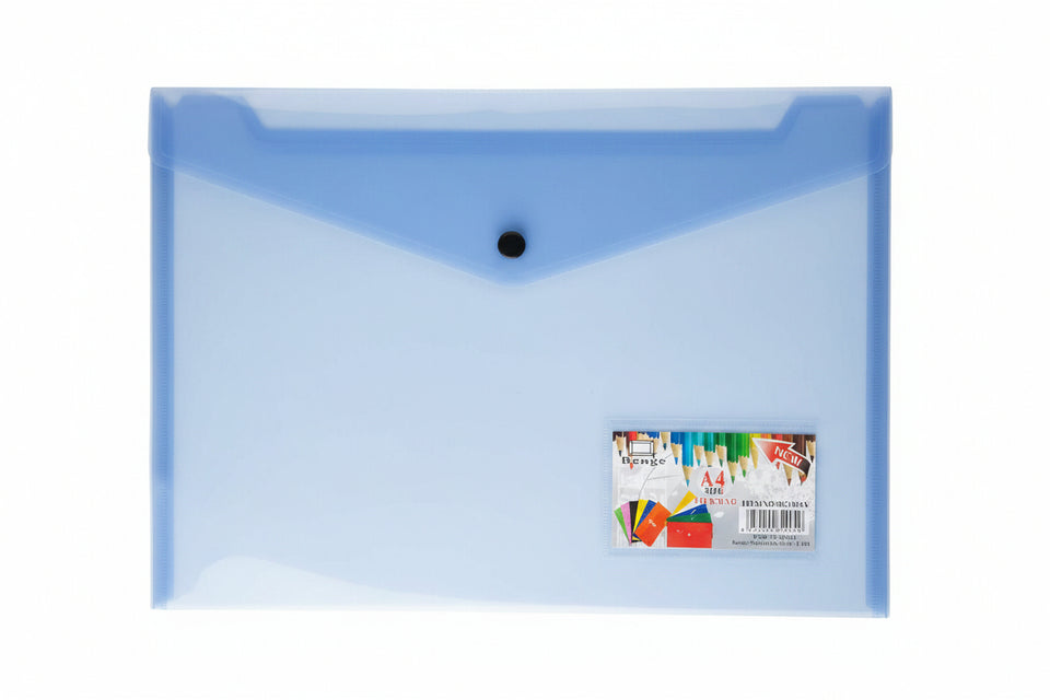 Benge File w\Bottom A4 Size Clear (BG1004A)