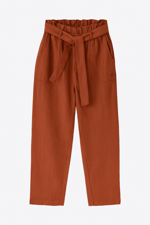 POMPdeLUX Girl's Burgundy Straight Trousers  |POMPdeLUX in Lebanon