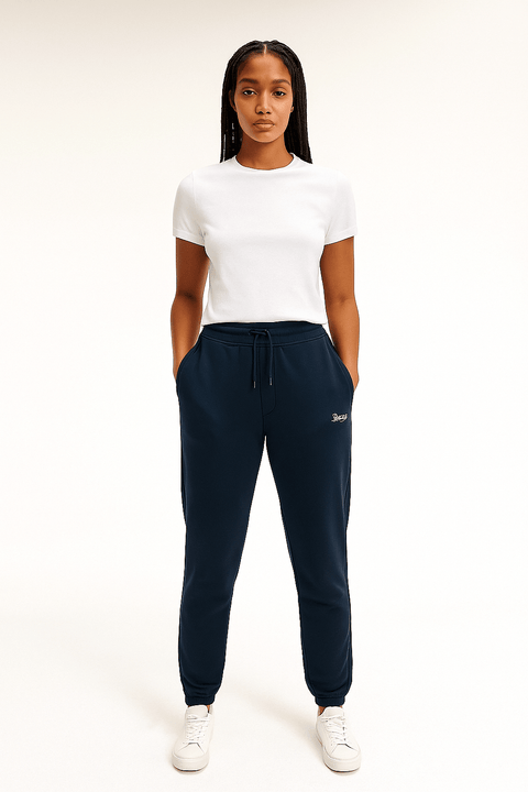 Tommy Hilfiger Women's Navy Relaxed Script Logo Sweatpant | Tommy Hilfiger In Lebanon