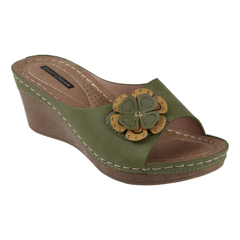 Good Choice Women's Green Naples Sandals ACS1288