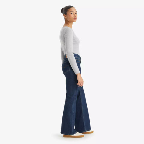 Levi's Women's Dark Blue Superlow Flare-Leg Jeans | Levi's In Lebanon