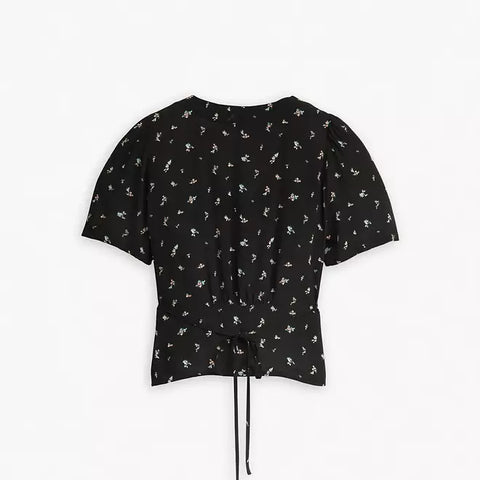 Levi's  Women's Black Short Sleeve  Blouse  |Levi's In Lebanon