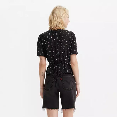 Levi's  Women's Black Short Sleeve  Blouse  |Levi's In Lebanon