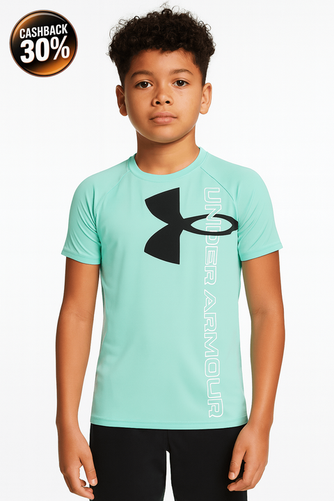 Under Armour Boy's Green T-shirt ABFK1636