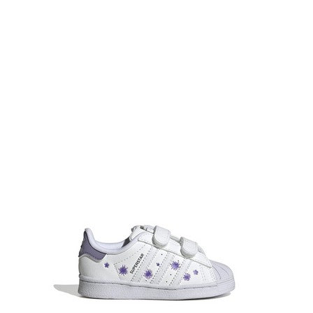 Adidas Baby Girl's White Superstar CFI Sneakers | Adidas In Lebanon