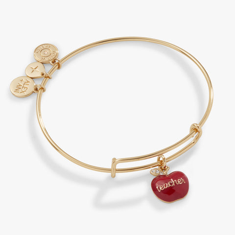Alex & Ani Women's Gold Teacher Appreciation Charm Bangle | Alex & Ani In Lebanon