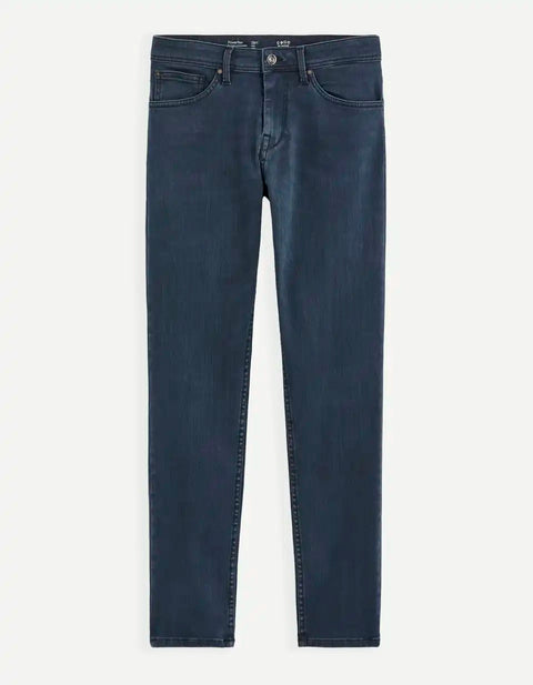Celio Men's Navy Bowblue Powerflex Slim Jeans|Celio In Lebanon