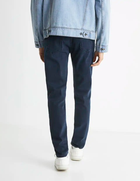 Celio Men's Navy Bowblue Powerflex Slim Jeans|Celio In Lebanon