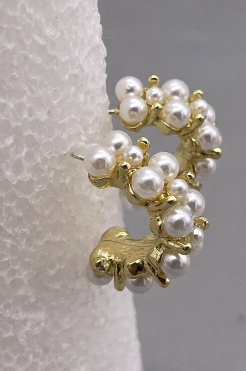 On 34th Women's Silver-Tone Medium Imitation Earrings | On 34th In Lebanon