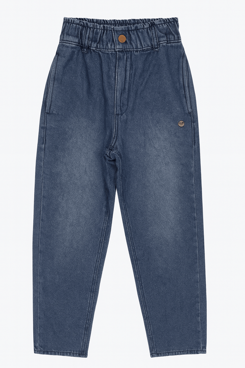 POMPdeLUX Girl's Blue Denim Trousers  |POMPdeLUX in Lebanon