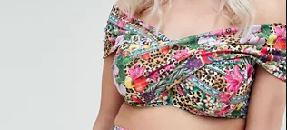 Asos Design  Women's Multicolor Swimsuit ANF1303