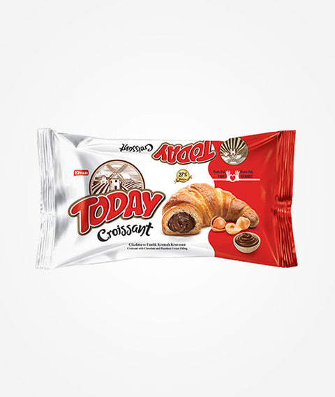 Elvan Today Croissant Chocolate & Hazelnut Cream Filling 100g | Today In Lebanon