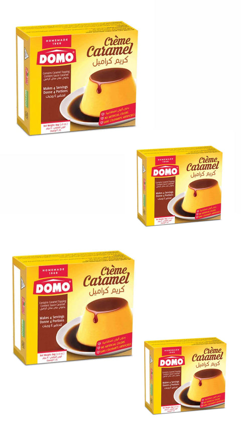 Domo Crème Caramel 70GR 3+1 FREE |Domo In Lebanon