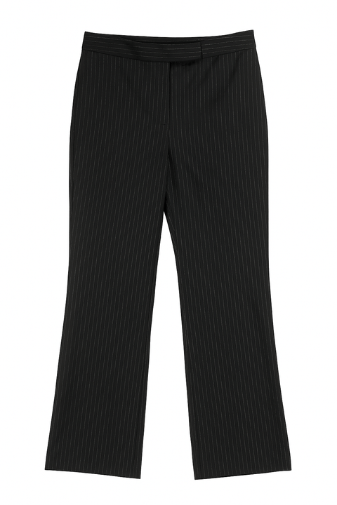 Michael Kors Women's  Black & Silver Striped Trouser | Michael Kors In Lebanon