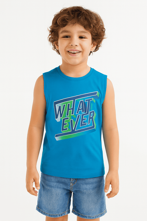 Max & Olivia Boy's Blue T-Shirt ABFK1508