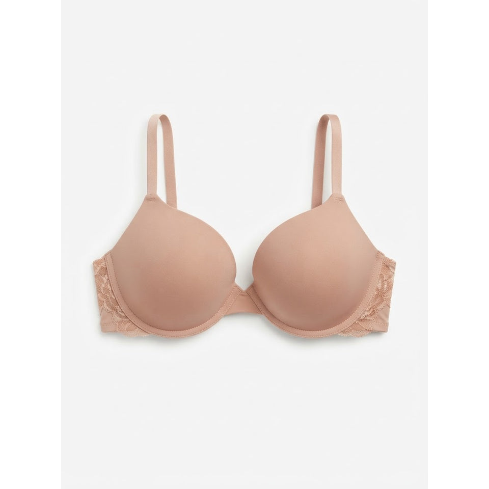 Calvin Klein Women's Dusty RoseAttraction Push up Plunge Bra