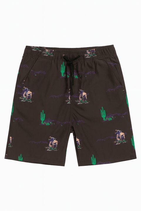 Wrangler Men's Dark Grey Drawstring Bermuda Short | Wrangler In Lebanon