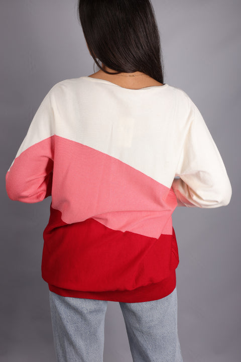 Helena Vera Women's Multicolor Sweatshirt  445248046 FE183  (JA24)