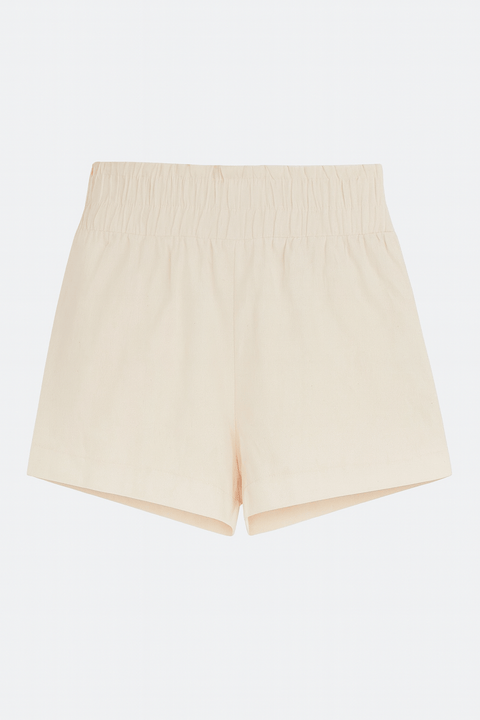 Forever 21 Women's White High-Rise Waistband Short |Forever 21 In Lebanon