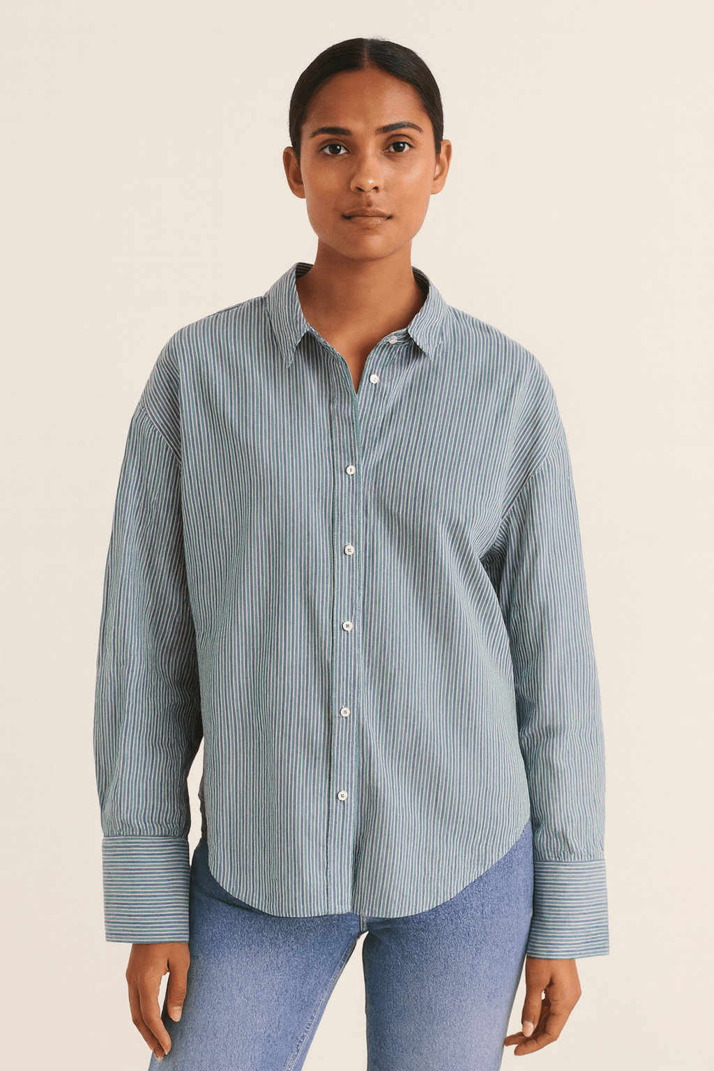 Mango Women's Multicolor Long-Sleeve Shirt| Mango in Lebanon