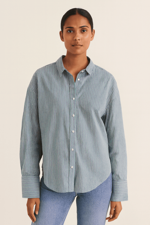 Mango Women's Multicolor Long-Sleeve Shirt| Mango in Lebanon