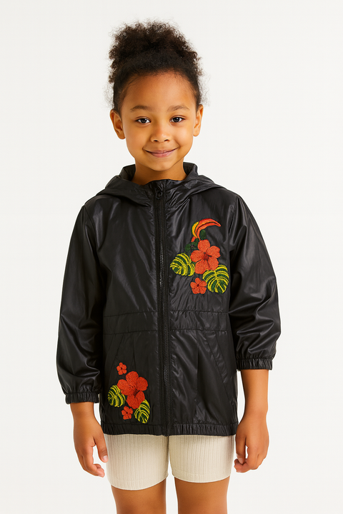 Boboli Girl's Black Leather Jacket | Boboli in Lebanon