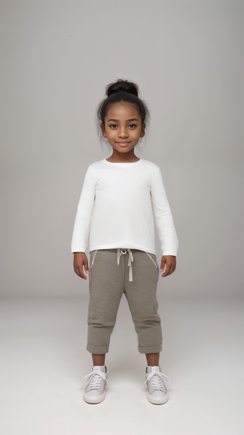 Terranova Girl's Grey Slim Pants | Terranova In Lebanon