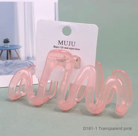 Muju Sweet Fairy Wave Hair Claw Clips |Muju In Lebanon