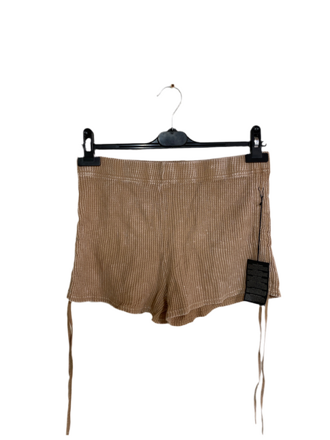 Forever 21 Women's Beige Ribbed Biker Short |Forever 21 In Lebanon