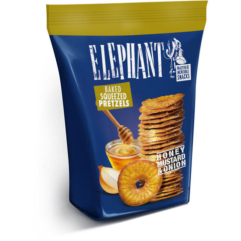Elephant  Honey Mustard And Onion Pretzels 160g  | Elephant In Lebanon
