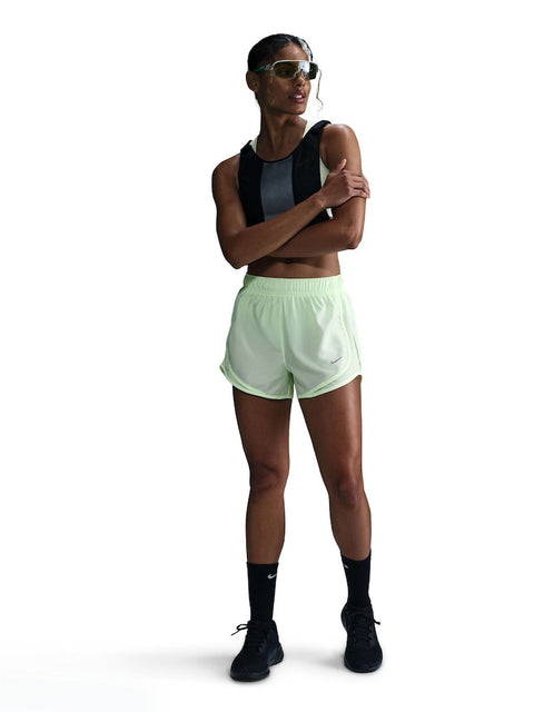Nike Women's Lime Green Tempo Dri-Fit Mid Rise 3 Running Shorts | Nike In Lebanon