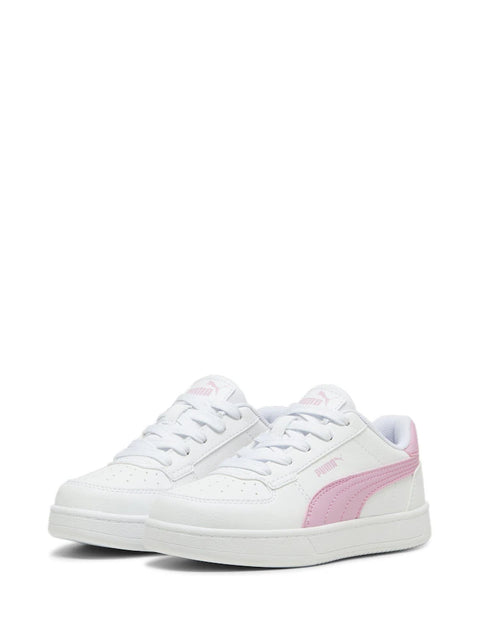 Puma Girl's White & Pink Caven 2.0 Lace Up Sneakers | Puma In Lebanon